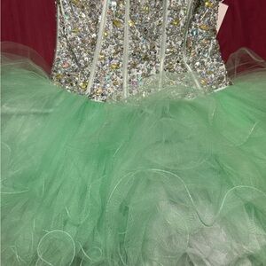 Sparkling Green Kids Costume